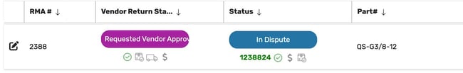 AR Disputes Related to Returns
